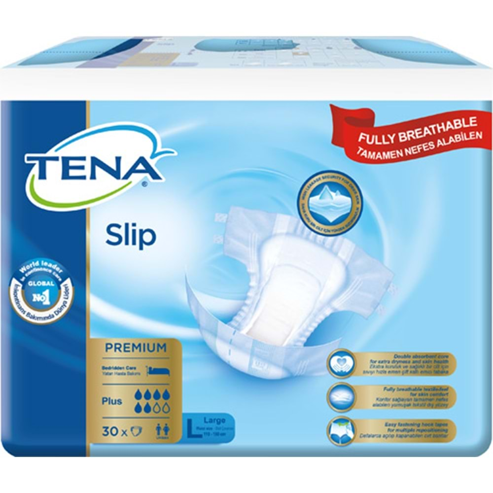 TENA SLİP PREMİUM PLUS L 30LU