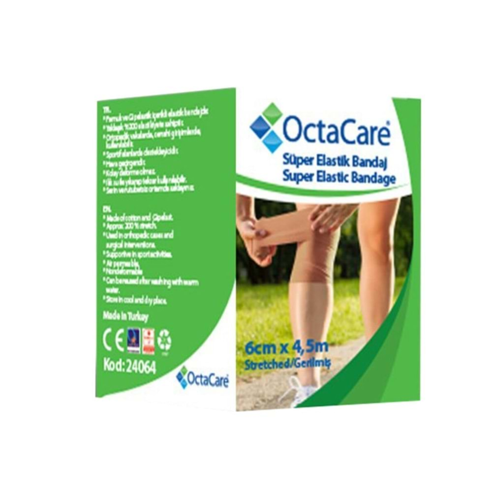 OCTACARE ELASTİK BANDAJ 6CM*4,5M